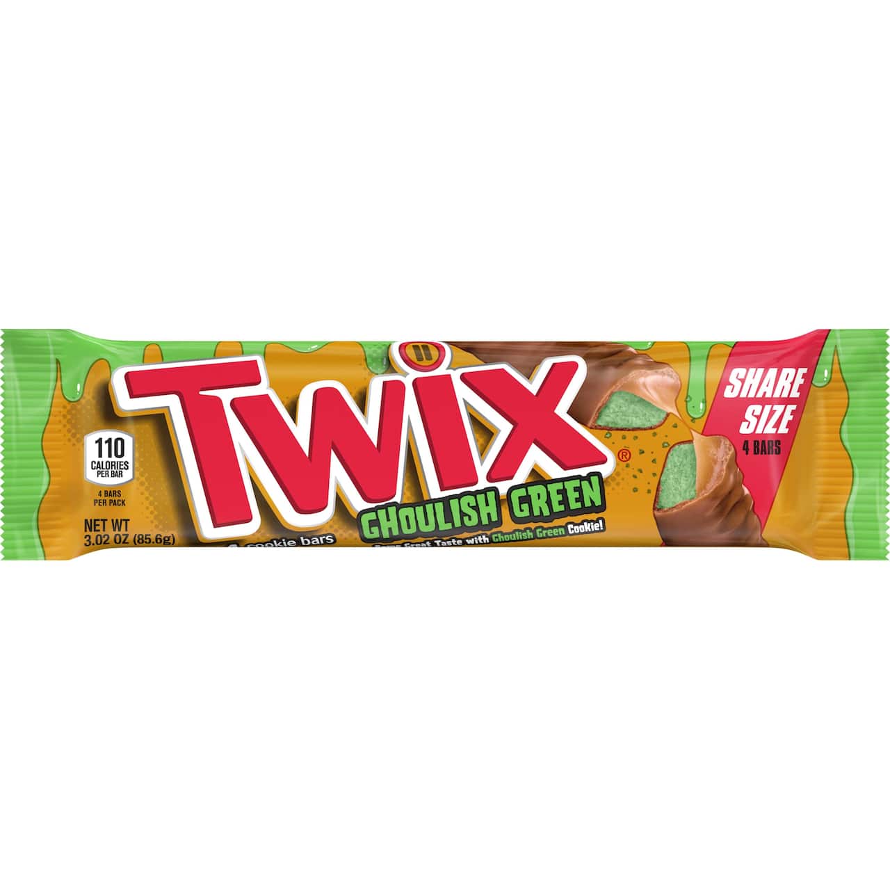 Twix® Share Size Ghoulish Green Cookie Bars